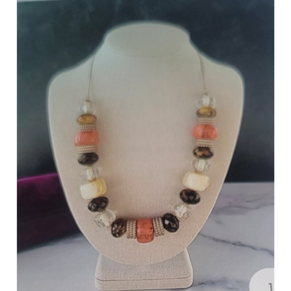 Unbranded Jewelry - Vintage 22-24.75" Multi Color Beaded Necklace